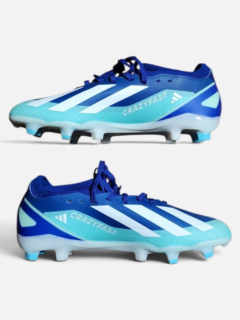 adidas Kids Crazyfast Gradient Blue & Teal Soccer Cleats